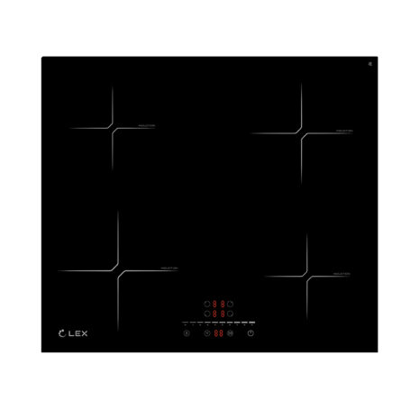 LEX EVI 640-2 BL панель стеклокерамическая индукционная