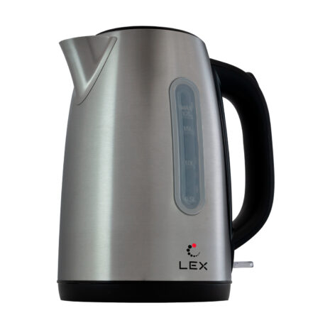 LEX LX 30017-1, чайник электрический (брашированная сталь)